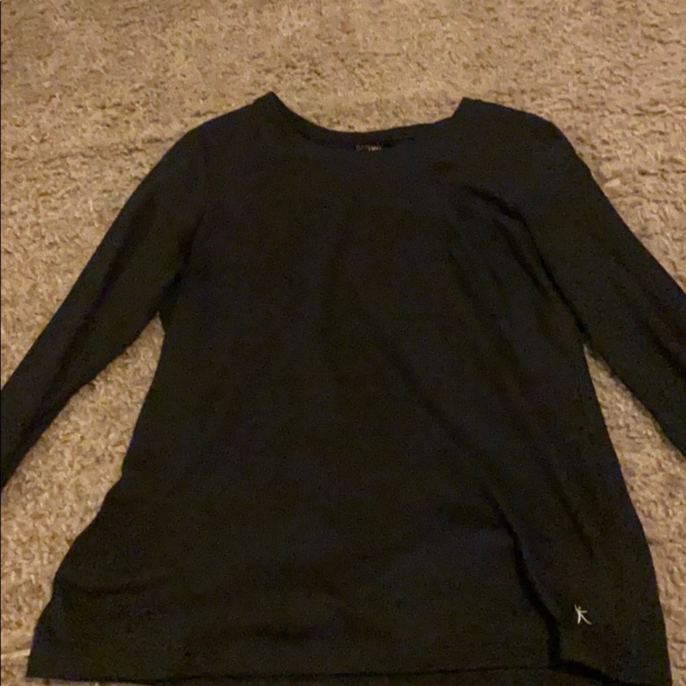 A black long sleeve shirt